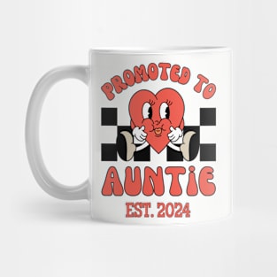 Promoted to Auntie 2024 | Cute New Aunt Est 2024 Mug